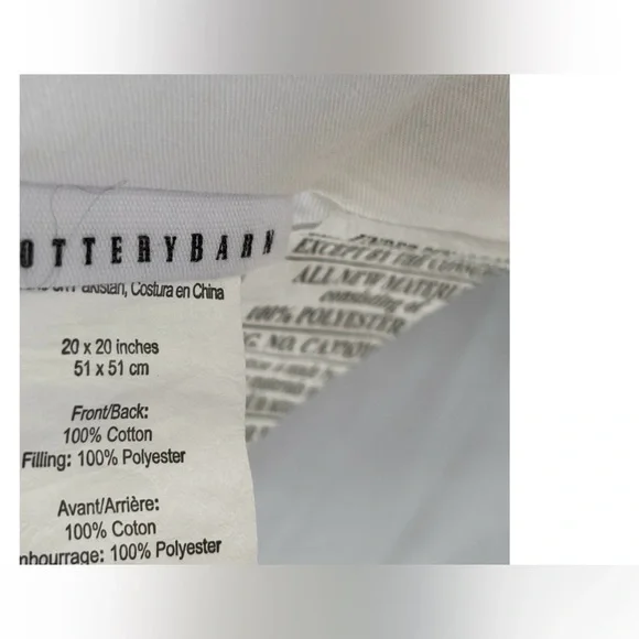 NWOT Pottery Barn 20 x20 down alternative insert - Picture 2 of 5